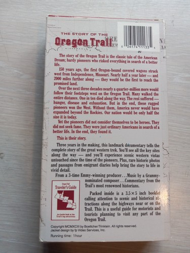 The Story of the Oregon Trail VHS with extras - Picture 4 of 6