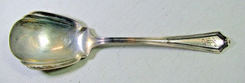 Gorham 1911 Plymouth Sterling Silver Sugar Shell Monogrammed E