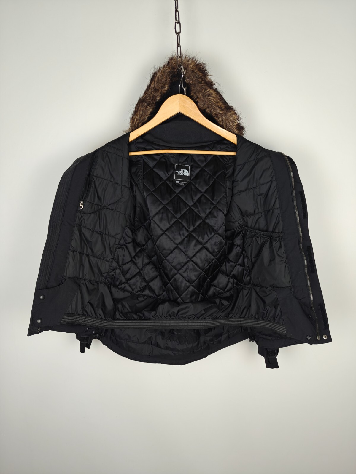 The North Face Multipocket Jacket Hooded Black si… - image 11