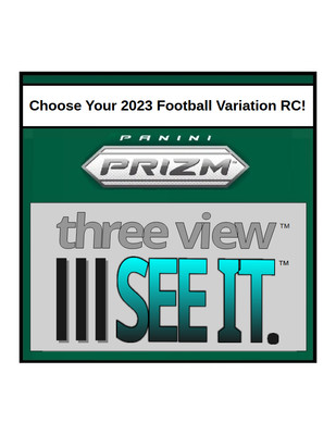 2023 PANINI PRIZM FOOTBALL:  Choose Your RC Variation - Find Your Next Gem 10!