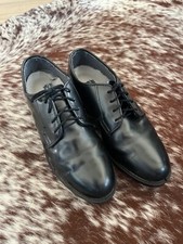 Bates Black Leather Oxford Shoes Womens's Size 8