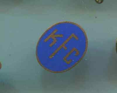 Nadel Pin Auflage K F C im Oval 9mm (ww103)