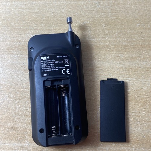 Bush PR-50 Personal FM Radio - Schwarz - Bild 5 von 10