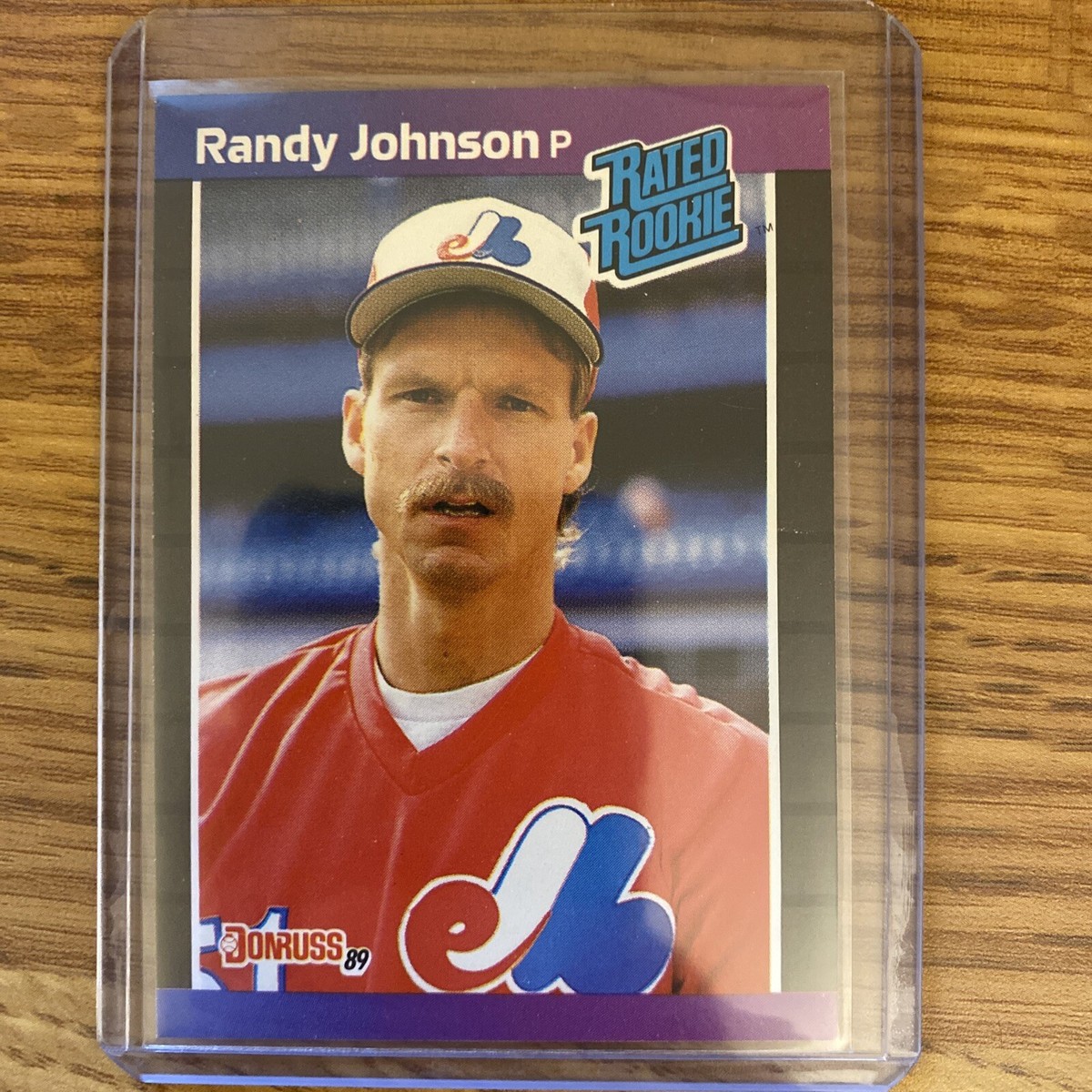 その他 RANDY JOHNSON ROOKIE Randy Johnson 1989 Donruss Rated Baseball Rookie Card #42