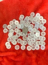  Lot 100 Sewing Buttons 3/4 inch  New Old Stock