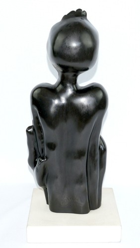 OSWALDO GUAYASAMIN "Mother with Son" Amazing Bronze Sculpture Signed. Tenderness - Picture 8 of 13