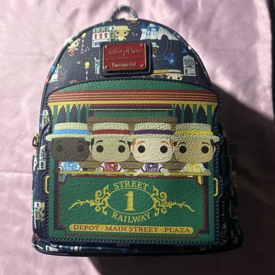 NWT  Disney Parks Loungefly mini backpack Bag Dapper Dan Main Street USA Loungefly | Bags | Loungefly Disney Parks Dapper Dans Main  main image 3