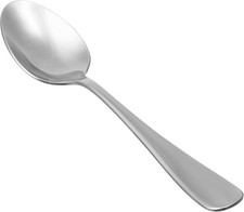 Stainless Steel Dishwasher Safe Dinner Spoons with Round Edge, Large Tablespoons
