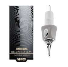 Dragonhawk Tattoo Needles Cartridges 1203RL 50 Count Glide Extra Smooth Designed