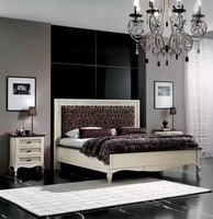 Design Schlafzimmer 3Tlg. Bett 2X Nachttisch Luxus Betten Set MöBel Neu
