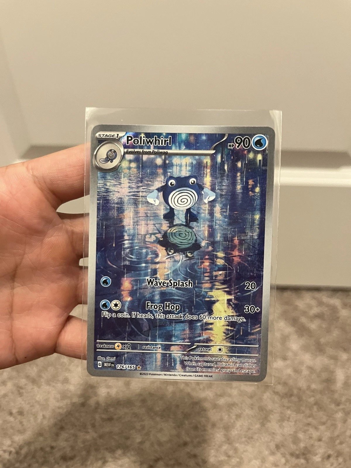 Pokemon 151 Poliwhirl 176/165 NM