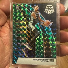 2023-24 Victor Wembanyama Mosaic Rookie Elevate Green Mosaic Prizm RC 💪🏼🏀