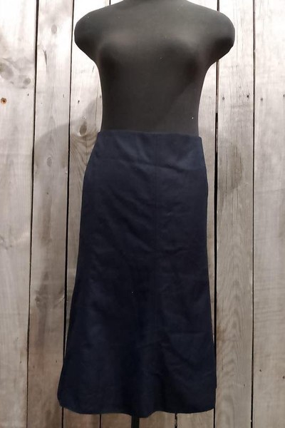 Women Akris Skirt Navy Wool 44 / XXL / 52