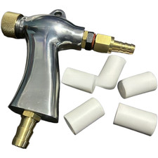 Brass-Fitted Handheld for sandblaster with Impact-Resistant Earthenware Nozzle