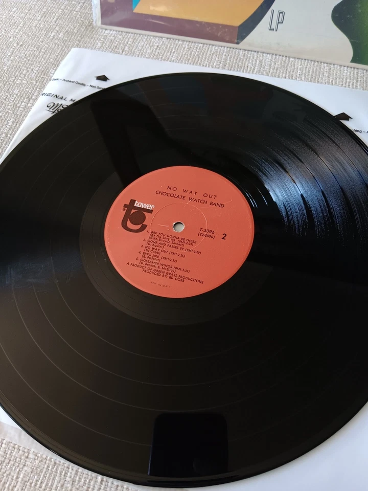 The Chocolate Watchband No Way Out 1967 Tower Records Mono T-5096 Psych Vinyl - Image 3 of 4