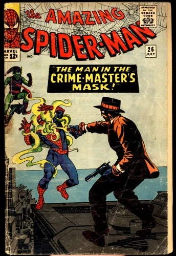 Amazing Spider-Man #26 1965 (GD/GD+) 1st Crime Master Centerfold Loose L@@K!
