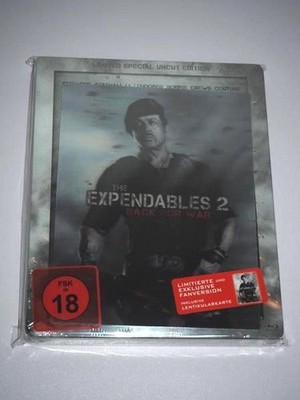 The Expendables 2 (Blu-ray) Limited Lenticular Steelbook Uncut NEU OVP