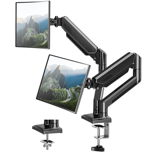 Dual Monitor Desk Mount - Adjustable Monitor Arm for 2 Monitors up to 32 inch...