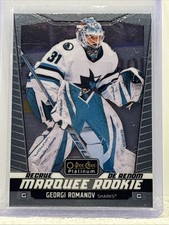 San Jose Sharks - Georgi Romanov - 24/25 OPC Platinum - Marquee Rookie - #250