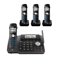AT&T TL88102BK 2-Line DECT 6.0 Cordless Phone System w/ Answering, 3 Handsets