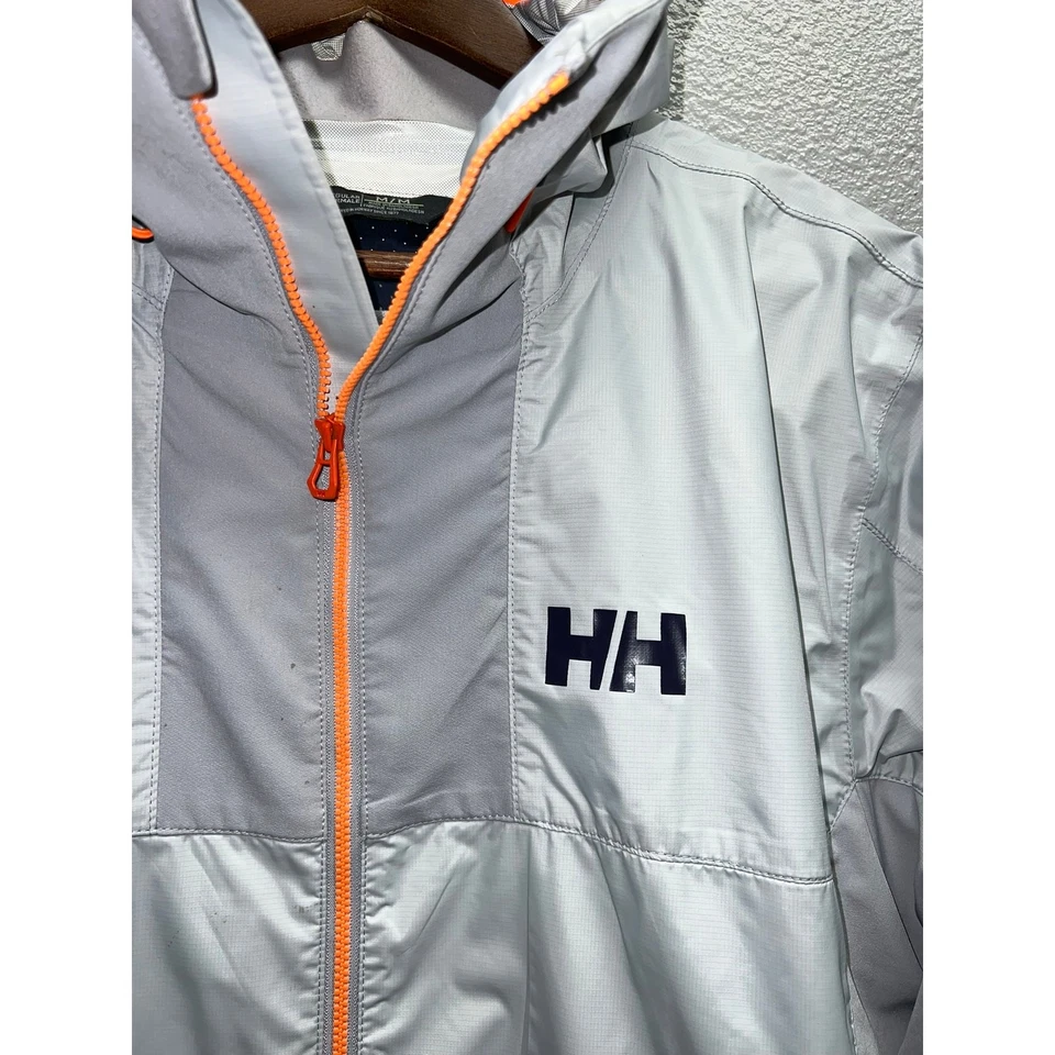 Chaqueta Helly Hansel Shell híbrida para mujer construcción Shell gris cremallera completa mediana Foto 3 de 4