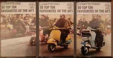 Various - 50 Top Ten Favourites of the 60's - Used Cassette - V5826z