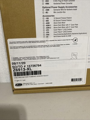 Zurn Z6913-XL  Sensor 1.5 GPM Faucet - Chrome