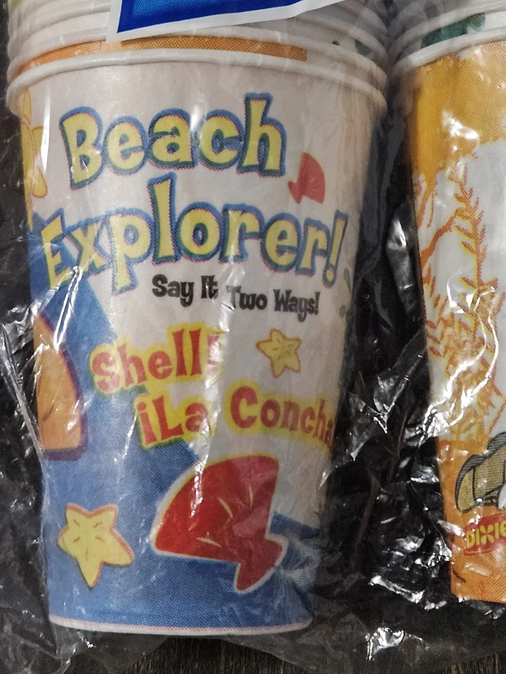 NUEVO 2 paquetes DORA LA EXPLORADORA TAZAS DIXIE CALIENTES/FRÍAS SUMINISTROS PARA FIESTAS 7 oz Foto 3 de 4