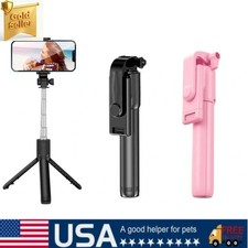 Selfie Stick Tripod Bluetooth Wireless Remote Stand for iPhone 15 16 Pro Max Lot