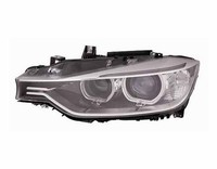 XENON-SCHEINWERFER Links FÜR BMW 3ER 2012-2015 MIT LED UND Schwarzem Rahmen