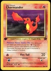 Pokémon TCG Team Rocket 1st Edition Charmander 50/82 LP-MP