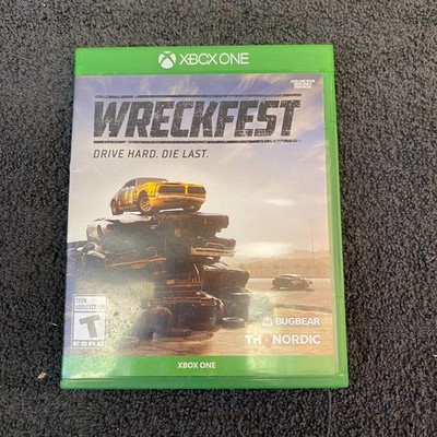 Wreckfest Xbox One Complete CIB THQ Nordic Racing Game Xbox One X Enhanced