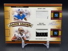 2005 Playoff Prestige League Leaders Jerseys Prime Jones/McAllister 10/25! READ