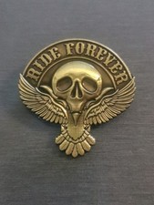 RIDE FOREVER MOTORCYCLE CLUB BIKER Pin Patch Neu Hochwertig Hell's Angels