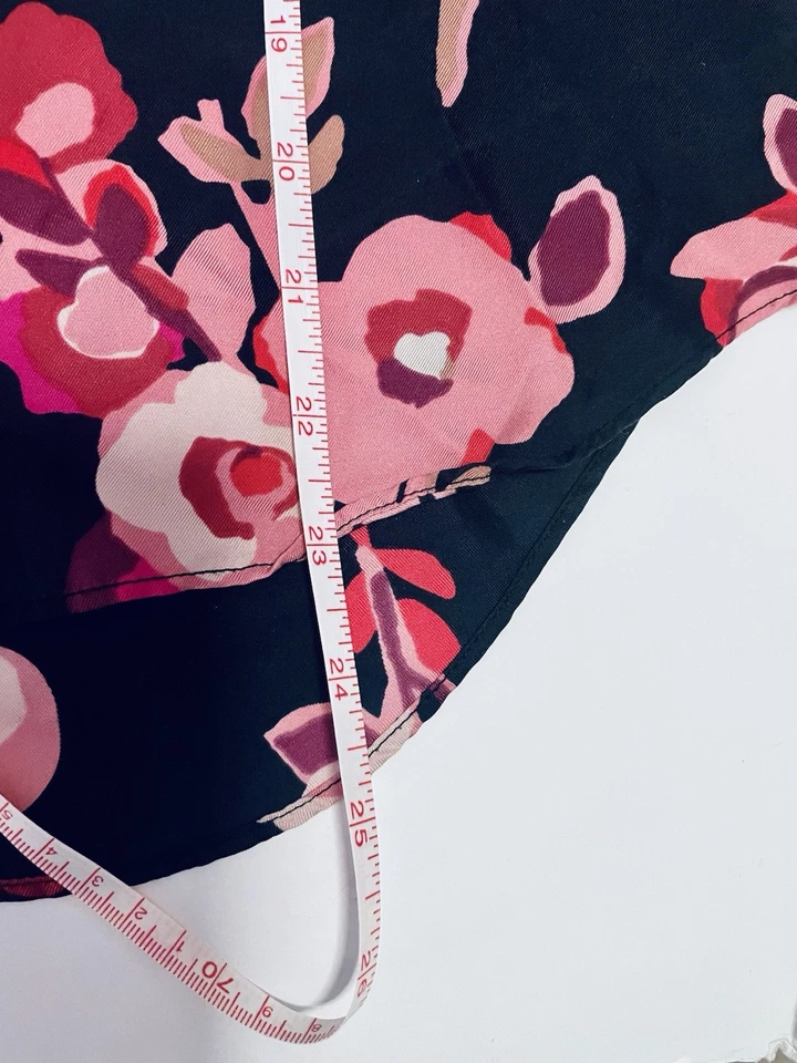 Blusa Feminina Kate Spade New York 100% Seda Floral Tamanho Pequeno - Imagem 2 de 4