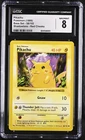 Pokemon Pikachu Base Set 58/102 Shadowless Red Cheeks CGC 8 Nm/mint