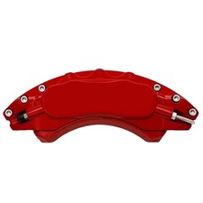 Red Aluminum Brake Caliper Covers Universal Custom Prints & Logo Set
