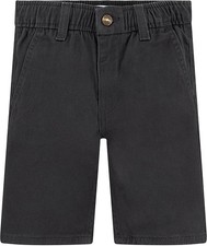 Levi Strauss Signature Gold Boys Pull-On Uniform Shorts Large 28.5"-30", Black