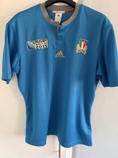 Italian Home Rugby Shirt 2015 World Cup Adidas Men's Size XL