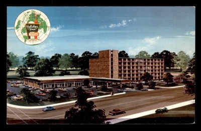 Holiday Inn Downtown PA Old Cars Lodging Transportation Motel Unp Postcard