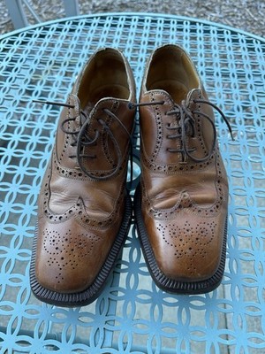 Dario Dodoni Men s Dress Shoes Brown Size 42 1/2 (9.5 Approximately)