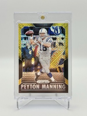 2016 Panini Prizm Tribute Gold Mojo Prizm Peyton Manning /10 #PMT12