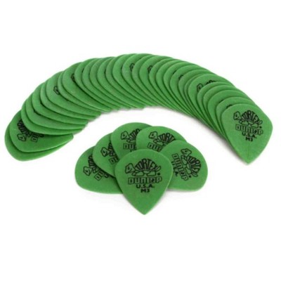 Dunlop Tortex Jazz III Guitar Picks - Medium - Green - 36 Pack