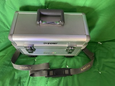 Genuine Sony Aluminum Metal Hard Carrying Case - Silver (LCH