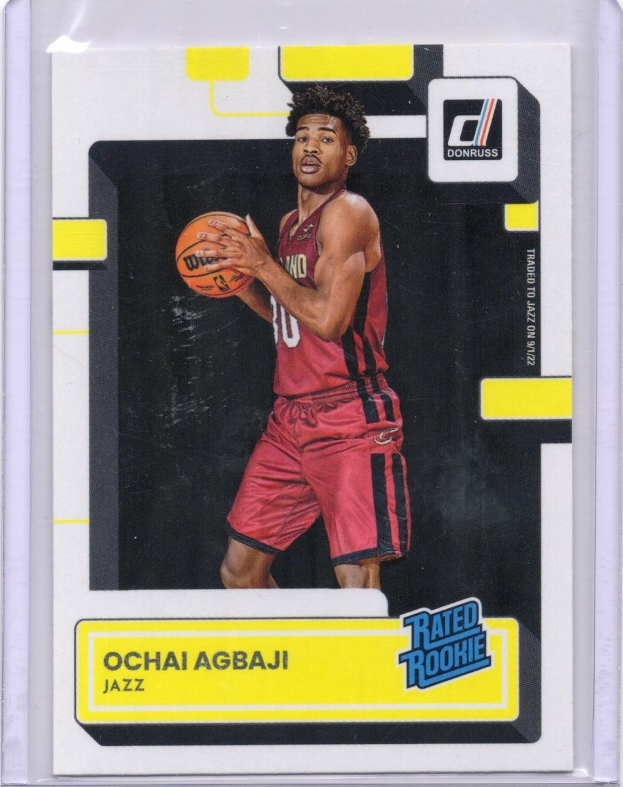 ROOKIE - Ochai Agbaji - 2022-23 Panini Donruss Rated Rookie #214