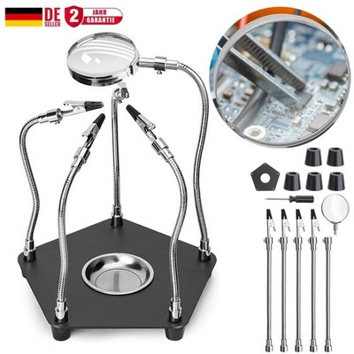 Dritte Hand Löten Magnetische helfende Hand Löt-Leiterplattenhalter-Werkzeug DE