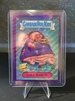 2020 Topps Garbage Pail Kids Large Marge #122b Purple Wave Refractor /250