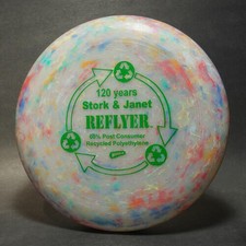 Wham-O World Class Frisbee 82 E Reflyer w/ Stork  Janet Stamp