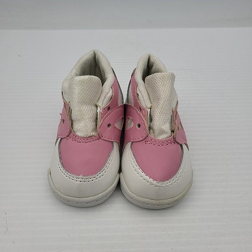 White Sneakers with Pink Stripe fits 23" My Twinn Size Doll - Picture 2 of 4