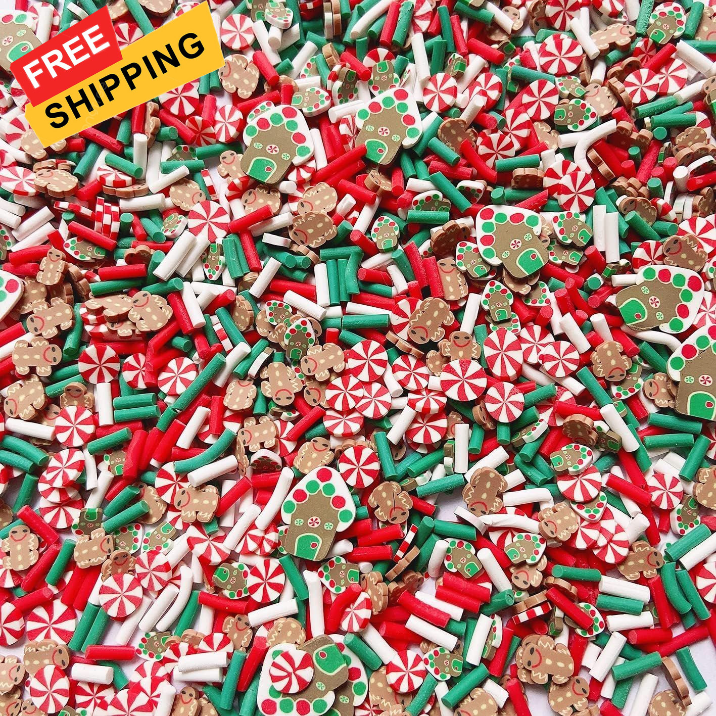 EHOPE Fake Sprinkles Christmas Polymer 01-Christmas-9 Styles 